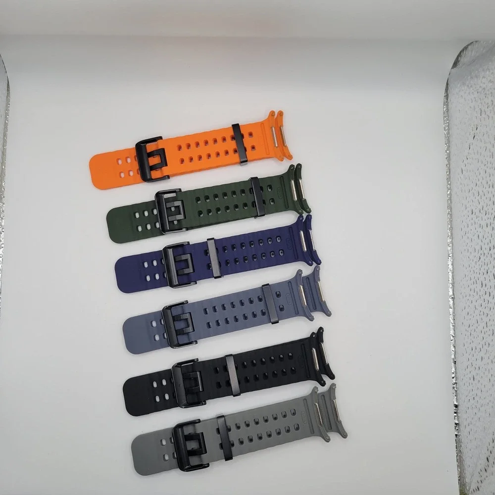 Sport Watch Bands Unisex S/M/L Multicolor 6-Pack‎ Silicone Straps Galaxy